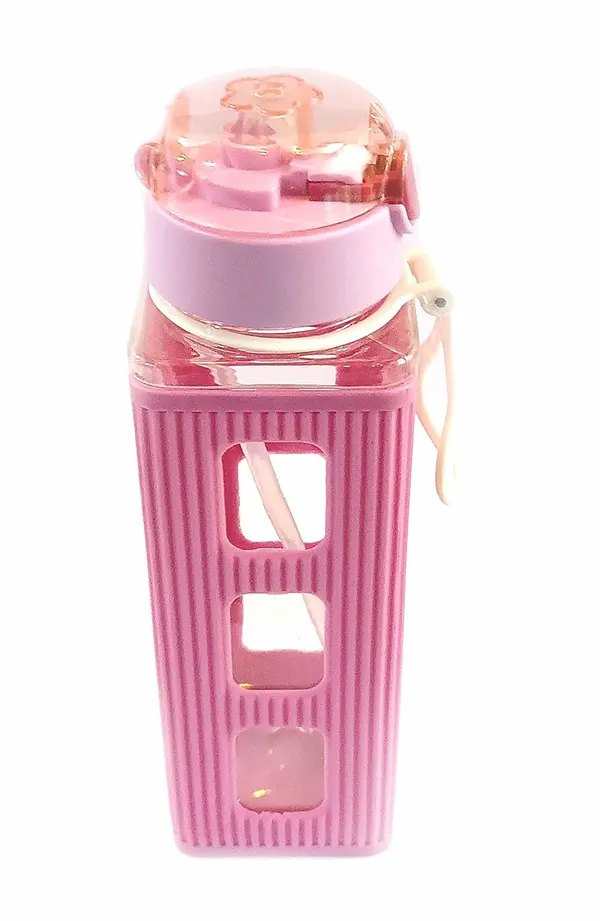 Pink__Plastic_Kids_Sipper_Bottle_For_Home_Decor