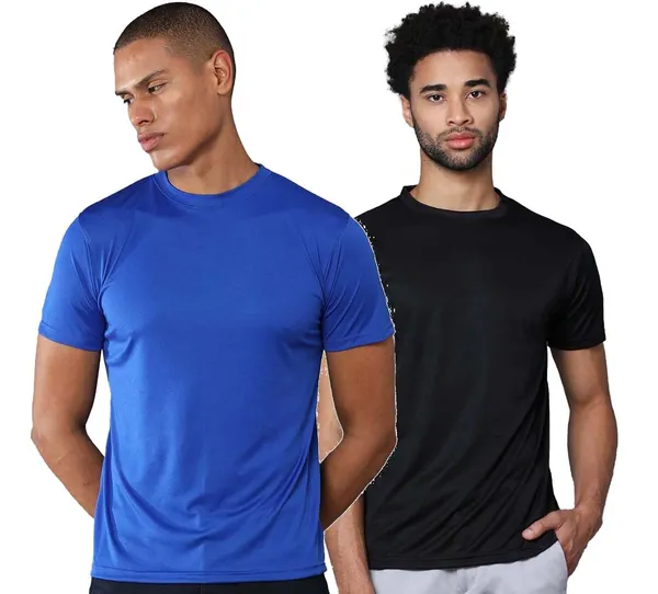 Blue_And_Black_Cotton_T_Shirt_For_Men