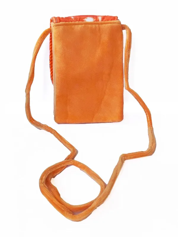 Darkorange_Faux_Fur_Mobile_Pouch_For_Home_Decor