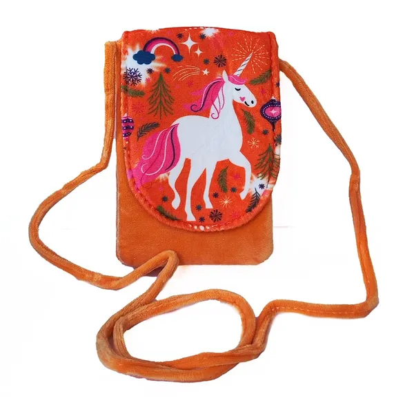 Darkorange_Faux_Fur_Mobile_Pouch_For_Home_Decor