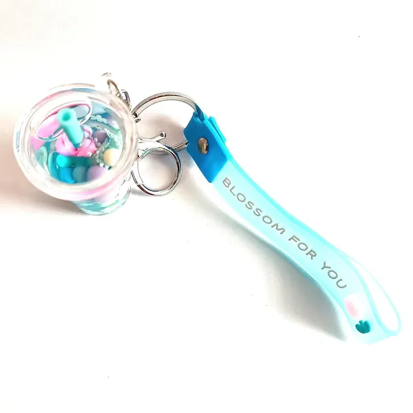 Sky_Blue_Plastic_And_Rubber_Keychain_For_Home_Decor_Pack_Of_1