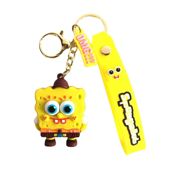 Yellow_Rubber_Keychain_For_Home_Decor_Pack_Of_1