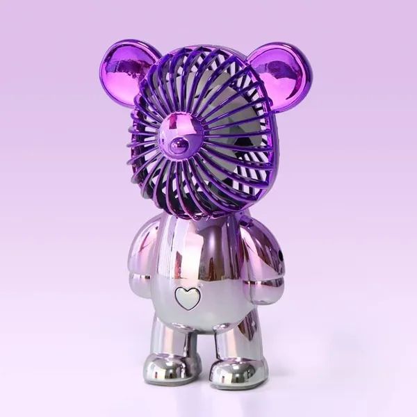 Gold_And_Pink_Plastic_Usb_Fan_For_Home_Decor
