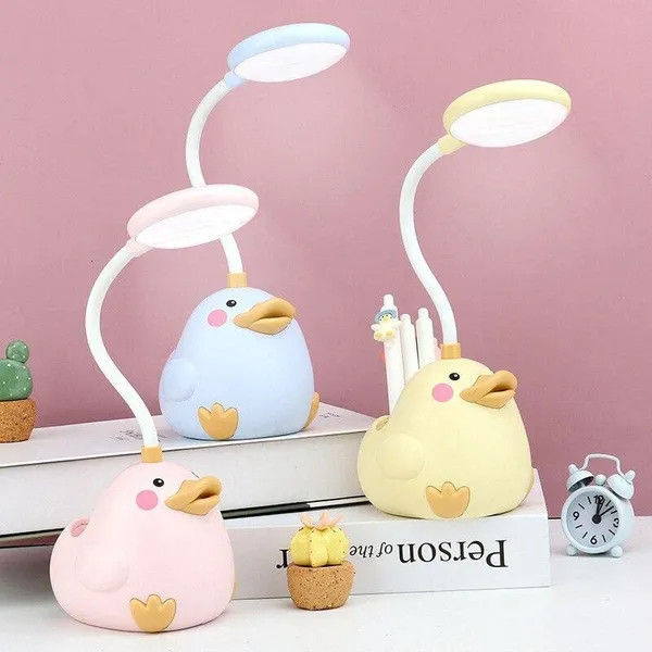 Yellow_Faux_Fur_Desk_Lamp_For_Home_Decor