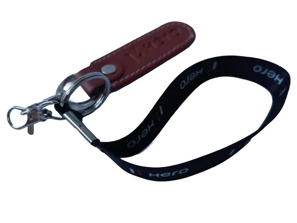 Yellow_Leather_Keychain_For_Home_Decor_Pack_Of_1