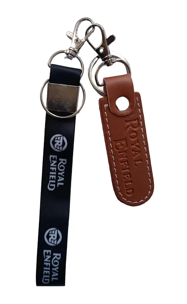 Yellow_Leather_Keychain_For_Home_Decor_Pack_Of_1