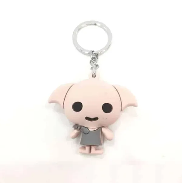 Peach_Rubber_Keychain_For_Home_Decor_Pack_Of_3