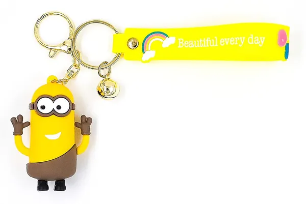 Yellow_Rubber_Keychain_For_Home_Decor