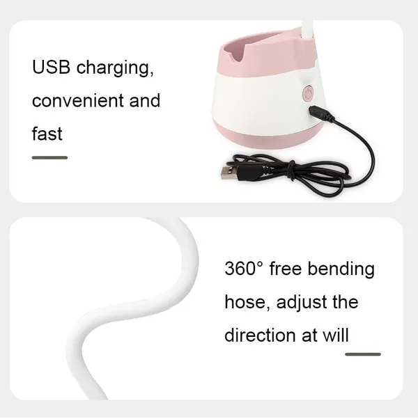 Pink_Microfiber_Desktop_Fan_For_Home_Decor