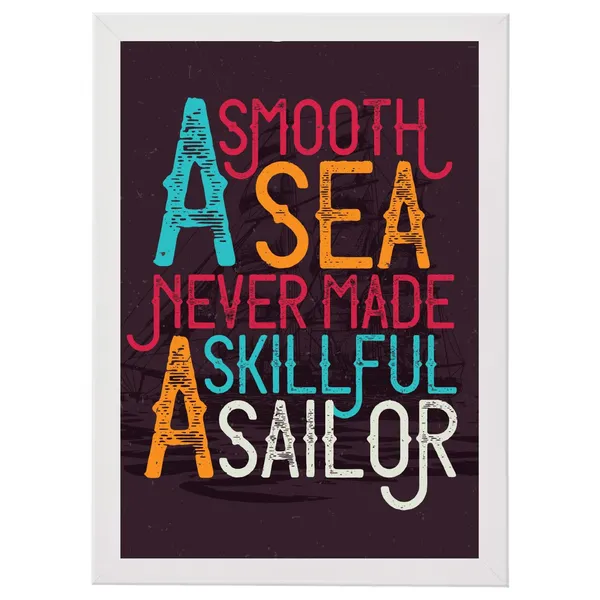 White_Acrylic_Framed_Poster_For_Home_Decor