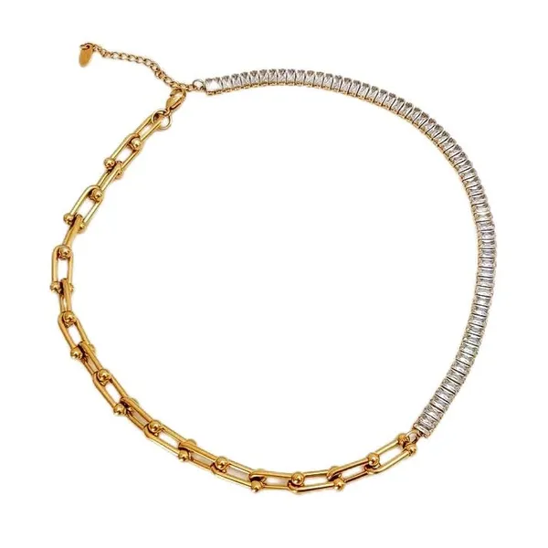 Gold_And_Silver_Alloy_Necklace_For_Women