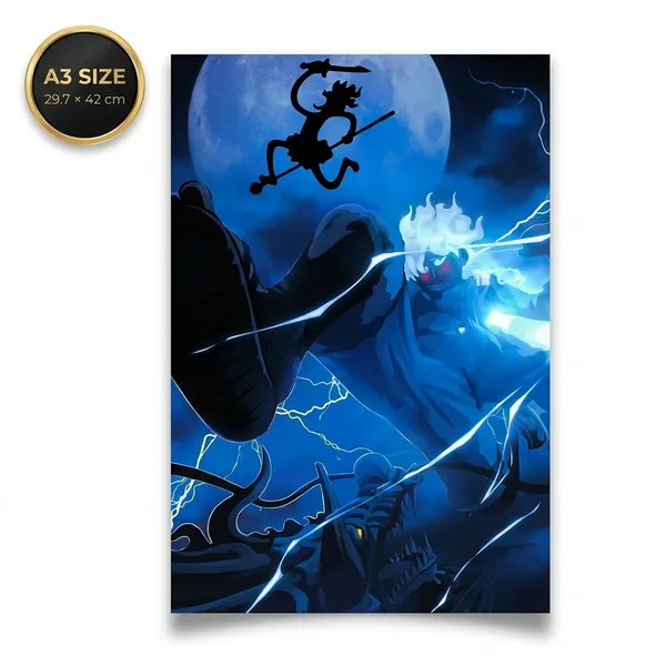 Festilo_Gear_5_Luffy_Anime_Wall_Poster_A3