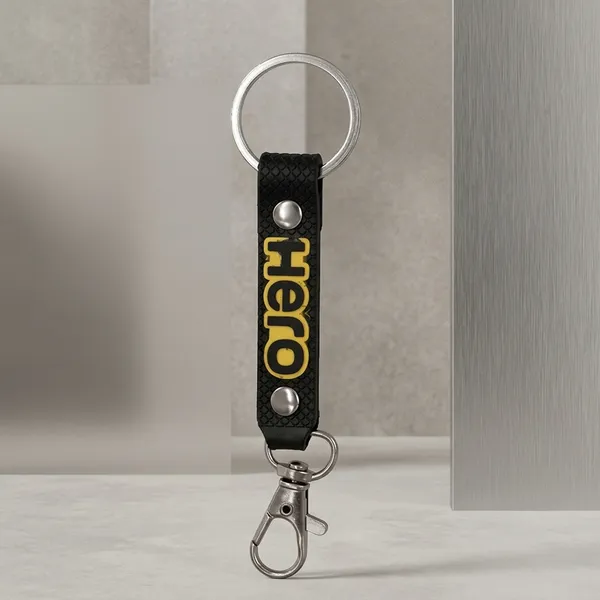 Black_Rubber_Keychain_For_Home_Decor_Pack_Of_1