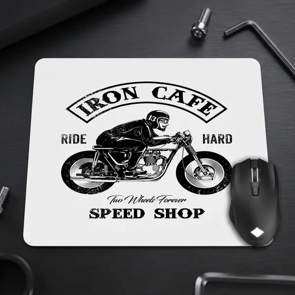 White_And_Black_Rubber_Mouse_Pad_For_Home_Decor