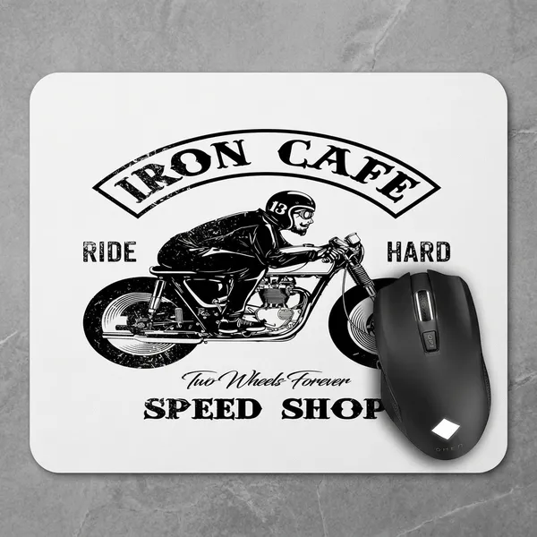 White_And_Black_Rubber_Mouse_Pad_For_Computer