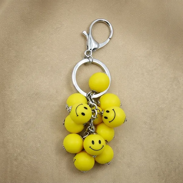 Yellow_Plastic_Keychain_For_Home__Pack_Of_1