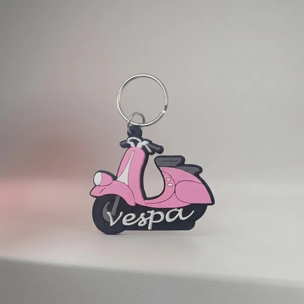 Pink_Rubber_Keychain_For_Home_Decor_Pack_Of_1
