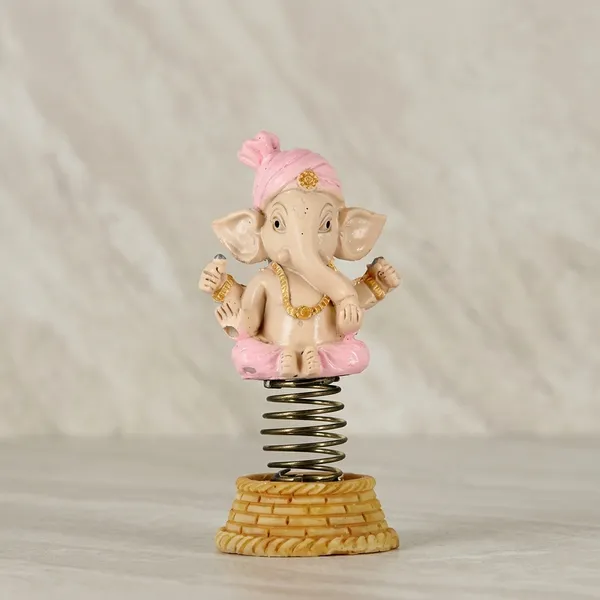 Pink_polyresin_Ganesha_Idol_For_Home_Decor