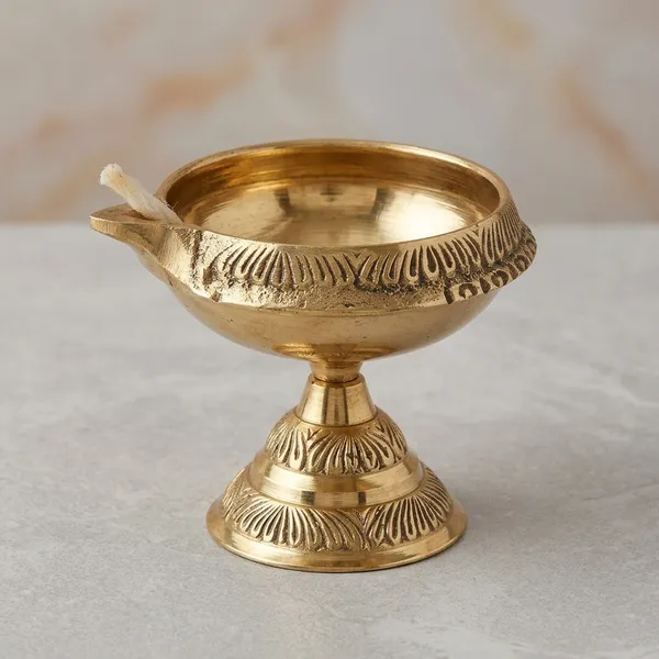 Festilo_Gold_Brass_Brass_Diya