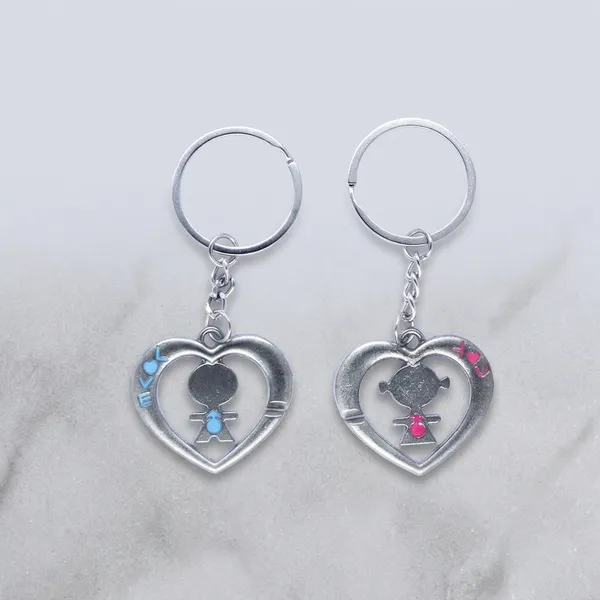 Red_Metal_Keychain_For_Home_Decor_Pack_Of_1
