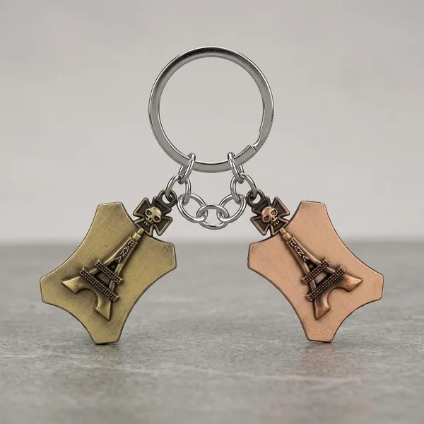 Antique_And_Rose_Gold_Metal_Keychain_For_Home_Decor_Pack_Of_1