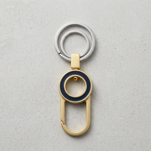 Black_And_Gold_Metal_Keychain_For_Home_Decor_Pack_Of_1