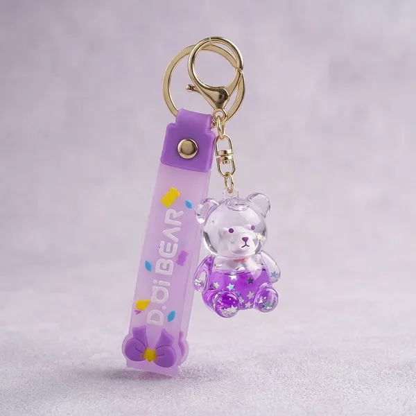 Purple_Rubber_Keychain_For_Home_Decor