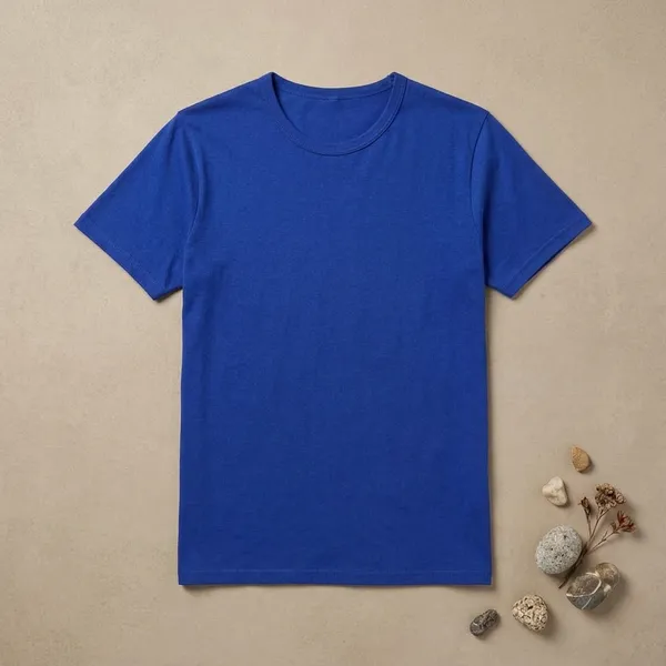 Blue_Cotton_T_Shirt_For_Men