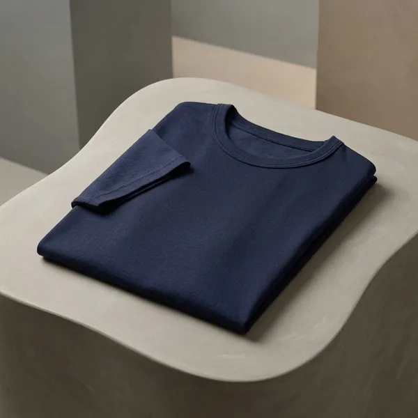 Midnightnavy_Cotton_T_Shirt_For_Men