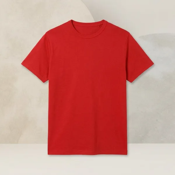 Heatherred_Cotton_T_Shirt_For_Men