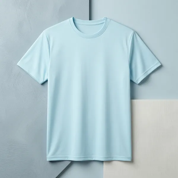 Mintblue_Cotton_T_Shirt_For_Men