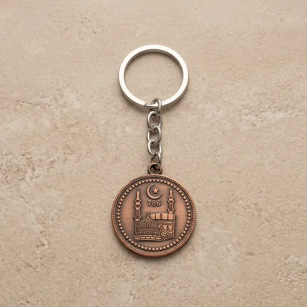 Red_Metal_Keychain_For_Home_Decor_Pack_Of_1