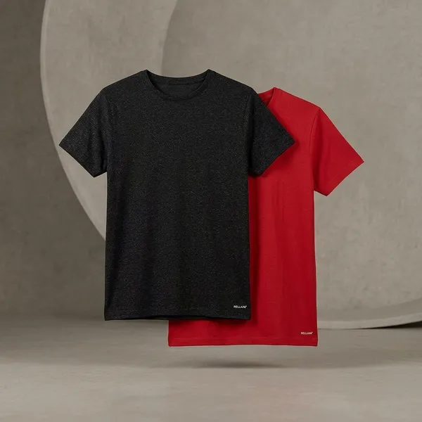 Red_And_Black_Cotton_T_Shirt_For_Men