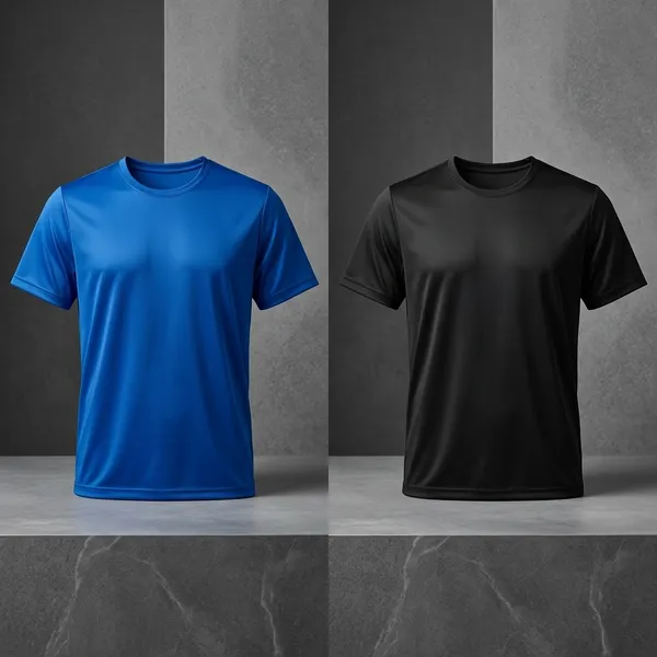 Blue_And_Black_Cotton_T_Shirt_For_Men