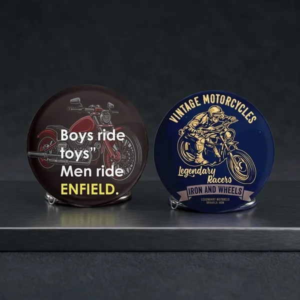 Festilo_Brown_Plastic_Pin_Badge