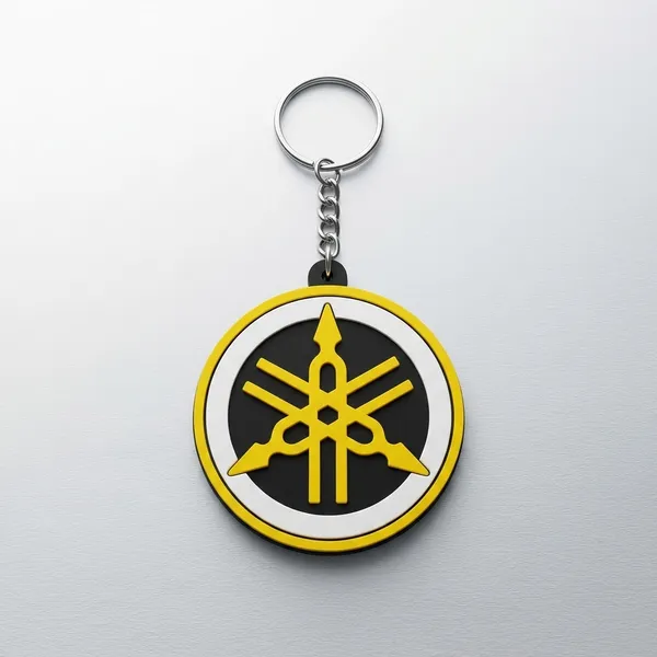 Yellow_Metal_Keychain_For_Home_Decor_Pack_Of_1