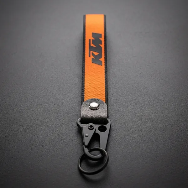 Orange_Satin_Bike_Lanyard_For_Home_Decor_Pack_Of_1