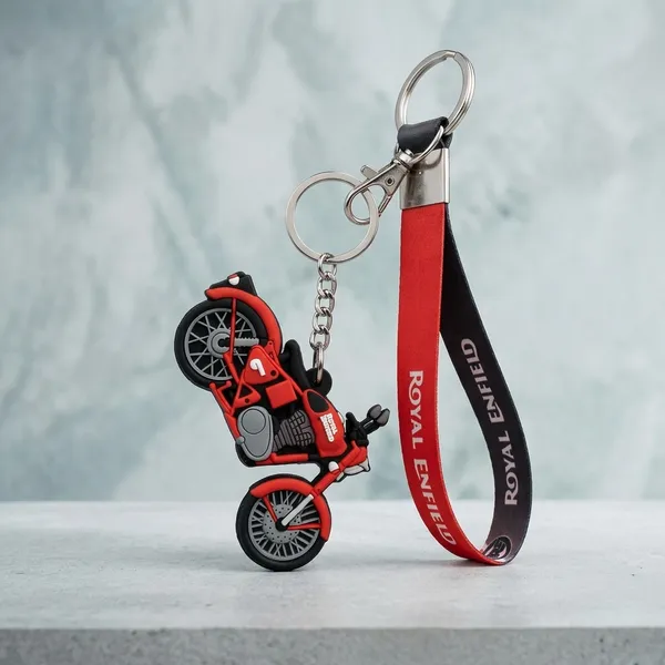 Red_Rubber_Keychain_For_Home_Decor_Pack_Of_1