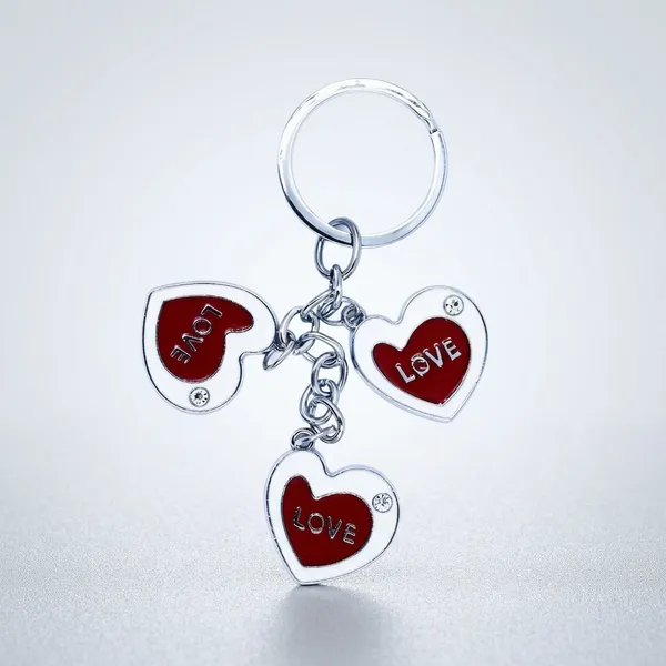 Maroon_And_Silver_Metal_Keychain_For_Home_Decor_Pack_Of_3