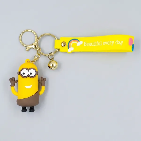 Yellow_Rubber_Keychain_For_Home_Decor