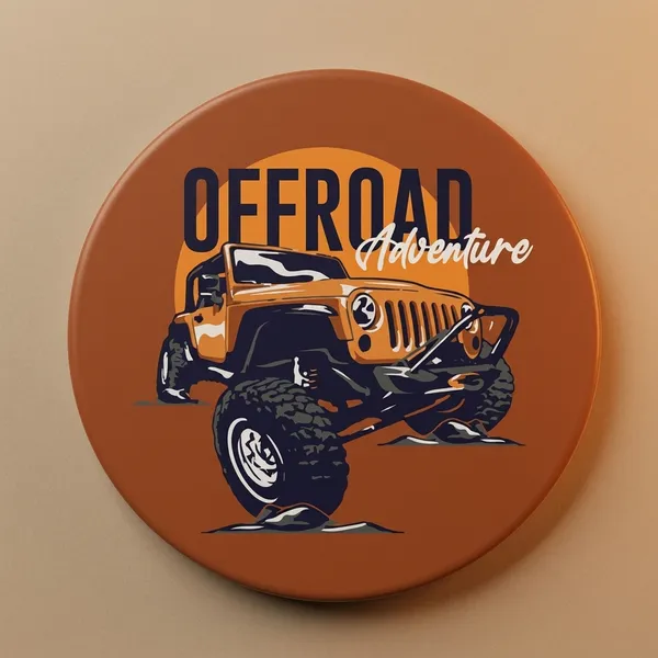 Festilo_Brown_Metal_Pin_Badge