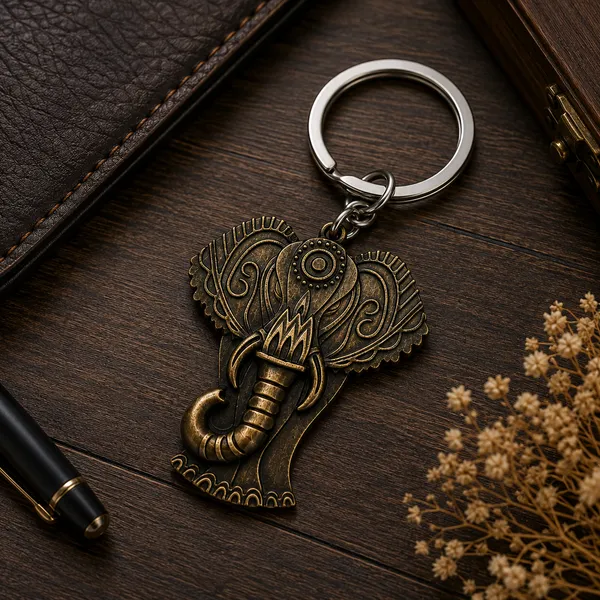 Festilo_Elephant_Keychain_for_Men_&_Women_|_Premium_Antique_Metal_Key_Ring_|_Symbol_of_Good_Luck,_Strength_&_Prosperity_|_Stylish_Keychain_Gift_for_Friends_&_Family