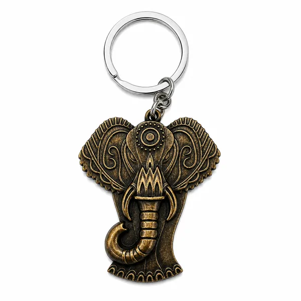Festilo_Elephant_Keychain_for_Men_&_Women_|_Premium_Antique_Metal_Key_Ring_|_Symbol_of_Good_Luck,_Strength_&_Prosperity_|_Stylish_Keychain_Gift_for_Friends_&_Family