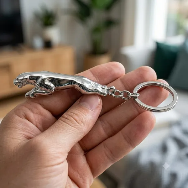 Festilo_Sleek_Leaping_Jaguar_Metal_Keychain_for_Men_–_High-Gloss_Mirror_Chrome_Predator_Keyring_|_Heavy-Duty_Executive_Key_Chain_for_Luxury_Car,_Bike_&_Gifting