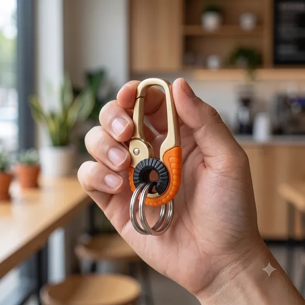Festilo_Heavy_Duty_Metal_Carabiner_Keychain_with_Double_Key_Rings_|_Premium_Anti-Lost_Quick-Release_EDC_Key_Ring_Clip_with_Non-Slip_Grip_for_Men_&_Women_|_Ideal_for_Car,_Bike,_Office_&_Home_Keys