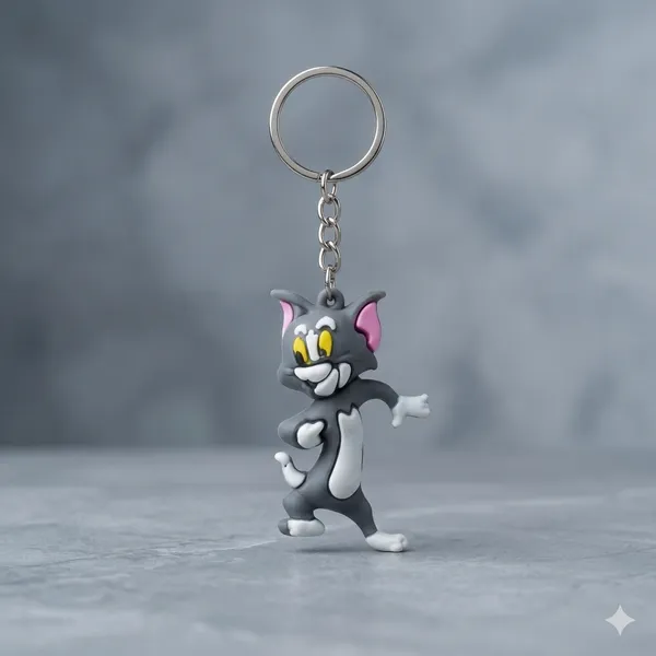 Grey_Rubber_Keychain_For_Home_Decor_Pack_Of_4