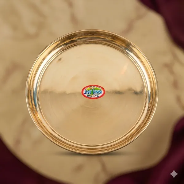 Brown_Brass_Pooja_Thali_And_Plate_For_Home_Decor_Pack_Of_1
