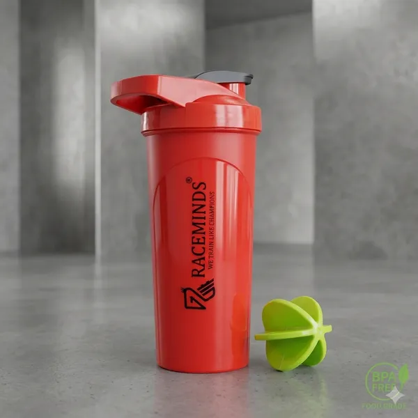 Red_Plastic_Gym_Bottle_For_Home_Decor