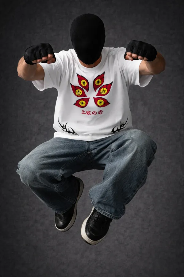 White_Cotton_Oversized_Rising_Lotus_Japanese_Graphic_T-Shirt_For_Unisex