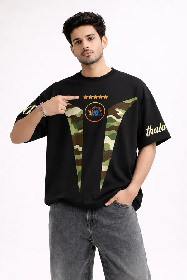 Black_Cotton_Oversized_CSK_07_Cricket_Graphic_T-Shirt_For_Unisex